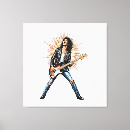 Toile Rock star canvas (Recto)