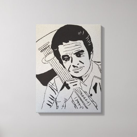 Toile Rock Star Hand Painted by Mark ELsen (Recto)