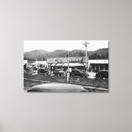 Toile Rockaway, Oregon - Section principale des affaires (Recto)