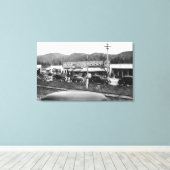 Toile Rockaway, Oregon - Section principale des affaires (Insitu (Plancher de Bois))