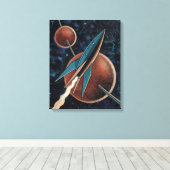 Toile Rocket #123 (Insitu (Plancher de Bois))