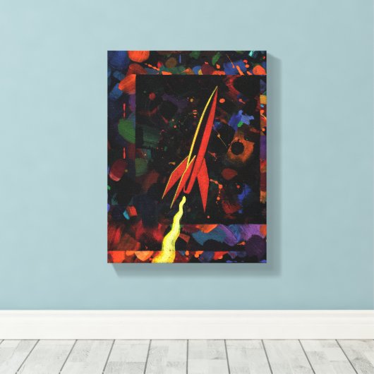 Toile Rocket #52 (Insitu (Plancher de Bois))