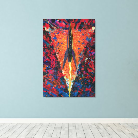 Toile Rocket #95 (Insitu (Plancher de Bois))