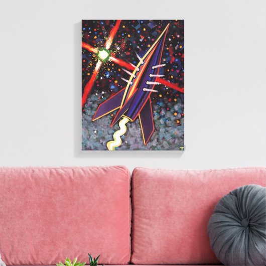 Toile Rocket Guide Star (Insitu(Salon))