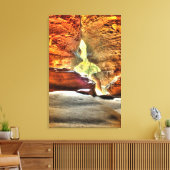 Toile Rockhouse, Hocking Hills, Ohio (Insitu(Salon))