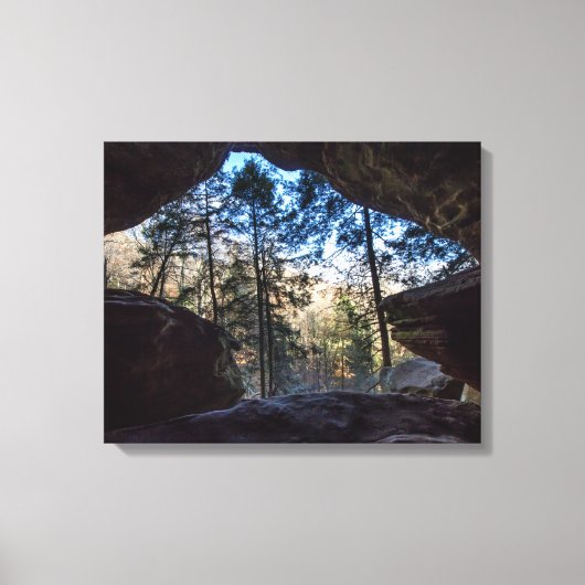 Toile Rockhouse, Hocking Hills State Park, Ohio (Recto)