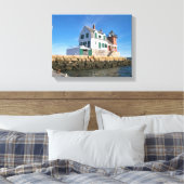 Toile Rockland Breakwater Lighthouse, Maine Canvas Impri (Insitu(Chambre))