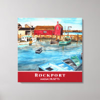 Rockport Harbour Massachusetts Nouvelle-Angleterre