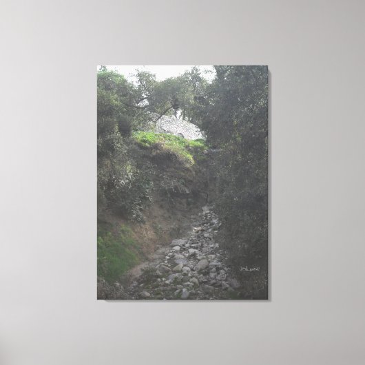 Toile Rocky Hill au Lower Arroyo Seco Nature Trail (Recto)