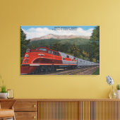 Toile Rocky Mt. Rocket (Train), Pikes Peak, Colorado (Insitu(Salon))