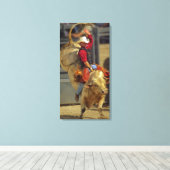 Toile Rodeo - Bull Riding - PBR - Red Ryder (Insitu (Plancher de Bois))