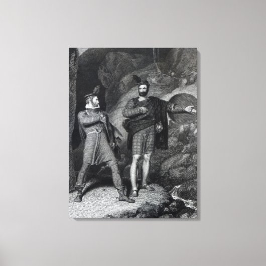 Toile Roderick Dhu et Clansman (Recto)