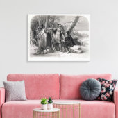 Toile Roger Williams protégé par les Narragansetts (Insitu(Salon))