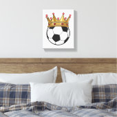 Toile Roi de la Couronne de football (Insitu(Chambre))