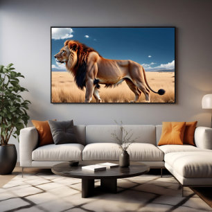 Toile Roi de la Savane
