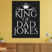 Toile Roi des blagues de papa (Insitu(Salon))
