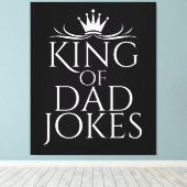 Toile Roi des blagues de papa (Insitu (Plancher de Bois))