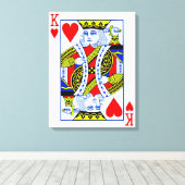 Toile Roi des Coeurs (Insitu (Plancher de Bois))