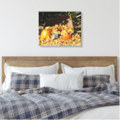 Toile Roi effroi sur son trône Citrouille (Insitu(Chambre))