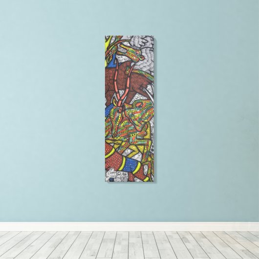 Toile Roi Forêt (Insitu (Plancher de Bois))