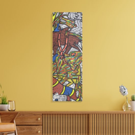 Toile Roi Forêt (Insitu(Salon))