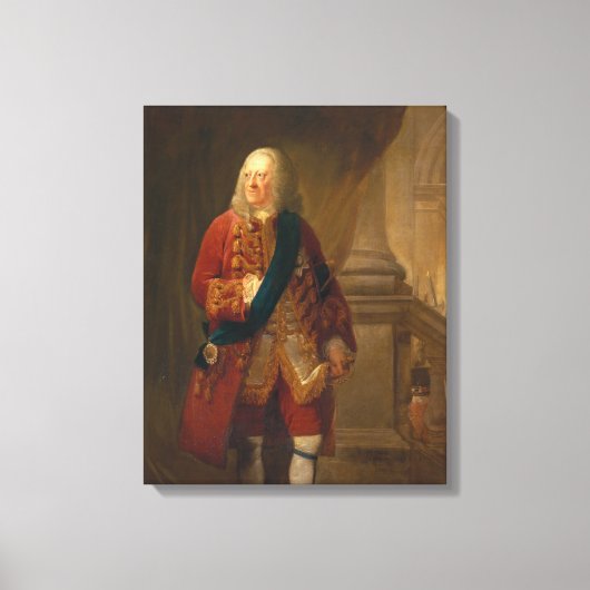 Toile Roi George II, 1759 (Recto)