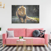 Toile Roi Lion de la Jungle (Insitu(Salon))