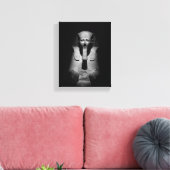 Toile Roi pharaon noir et blanc (Insitu(Salon))