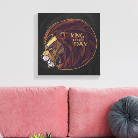 Toile Roi pour le jour (Insitu(Salon))