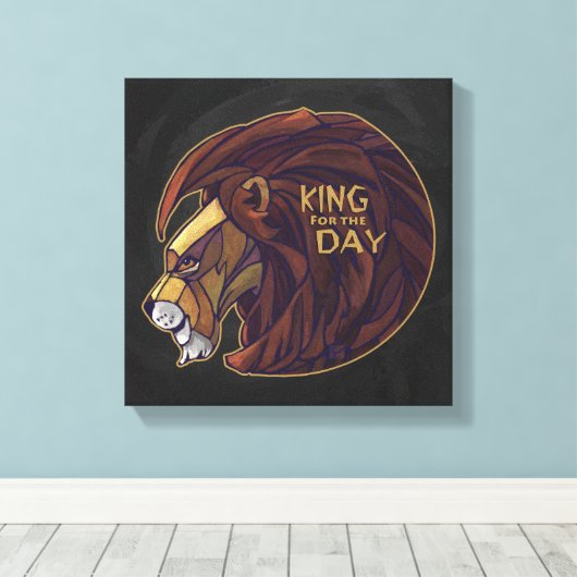 Toile Roi pour le jour (Insitu (Plancher de Bois))