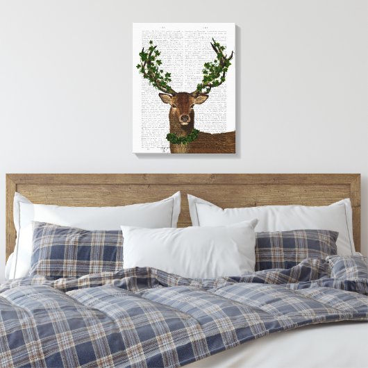 Toile Roi vert 2 (Insitu(Chambre))