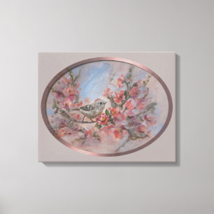 Toile Roitelet à couronne rubis 16x20"