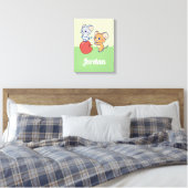 Toile Rollage Anime Tuffy et Jerry Apple (Insitu(Chambre))