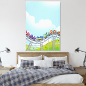 Toile Rollercoaster (Insitu(Chambre))