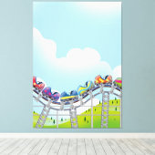 Toile Rollercoaster (Insitu (Plancher de Bois))