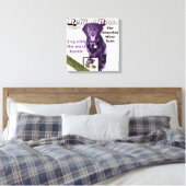 Toile Rolling Bone chien magazine totalement personnalis (Insitu(Chambre))