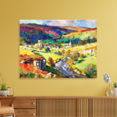 Toile Rolling Hills, Murs Calmes - Un Paysage Yorkshire (Insitu(Salon))