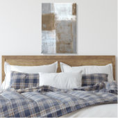 Toile 'Rolling With It' Gris et art Abstrait Brown (Insitu(Chambre))