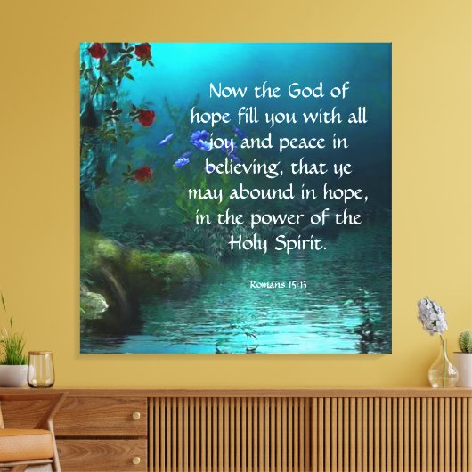 Toile Romains 15:13 (Insitu(Salon))