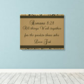 Toile Romains 8:28 (Insitu (Plancher de Bois))