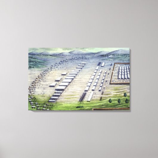 Toile Roman camp à Celtic Germania, as described by Tac (Recto)