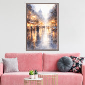 Toile Romance sous la pluie (Insitu(Salon))