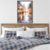 Toile Romance sous la pluie (Insitu(Chambre))