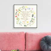 Toile Romans 15:5 Bible Verse Image (Insitu(Salon))