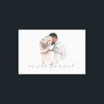Toile Romantic Souvenez-vous de ce moment Photo Newlywee<br><div class="desc">Romantique Souvenez-vous de ce moment photo Newlyweds. Remplacez simplement l'exemple de photo par votre préféré d'orientation du paysage et de haute résolution. Romantique dicton Se souvenir de ce moment est dans un élégant script fixe en bas. Vous pouvez modifier la couleur de ce texte si nécessaire pour mieux convenir à...</div>