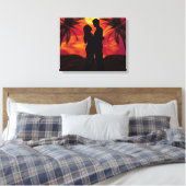 Toile romantique enveloppée (Insitu(Chambre))