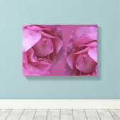 Toile Romantique rose chaud Valentine roses moderne flor (Insitu (Plancher de Bois))