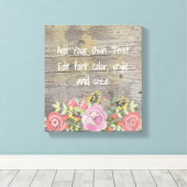Toile Romantique rustique chic (Insitu (Plancher de Bois))