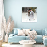 Toile Romantique Souvenez-vous de ce moment Script photo<br><div class="desc">Romantique Se Souvient Ce Moment Script Photo Overlay. Remplacez simplement l'exemple de photo par le vôtre,  qui est au-dessus de la typographie définie pour Se souvenir de ce moment</div>