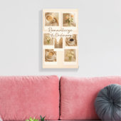 Toile Romantiquer l'Ordinaire - Mur Polaroïde esthétique (Insitu(Salon))